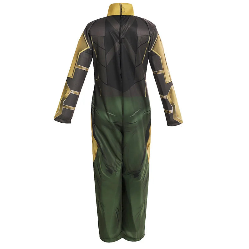 Loki Thor Ragnarok Superhero Costume Kids