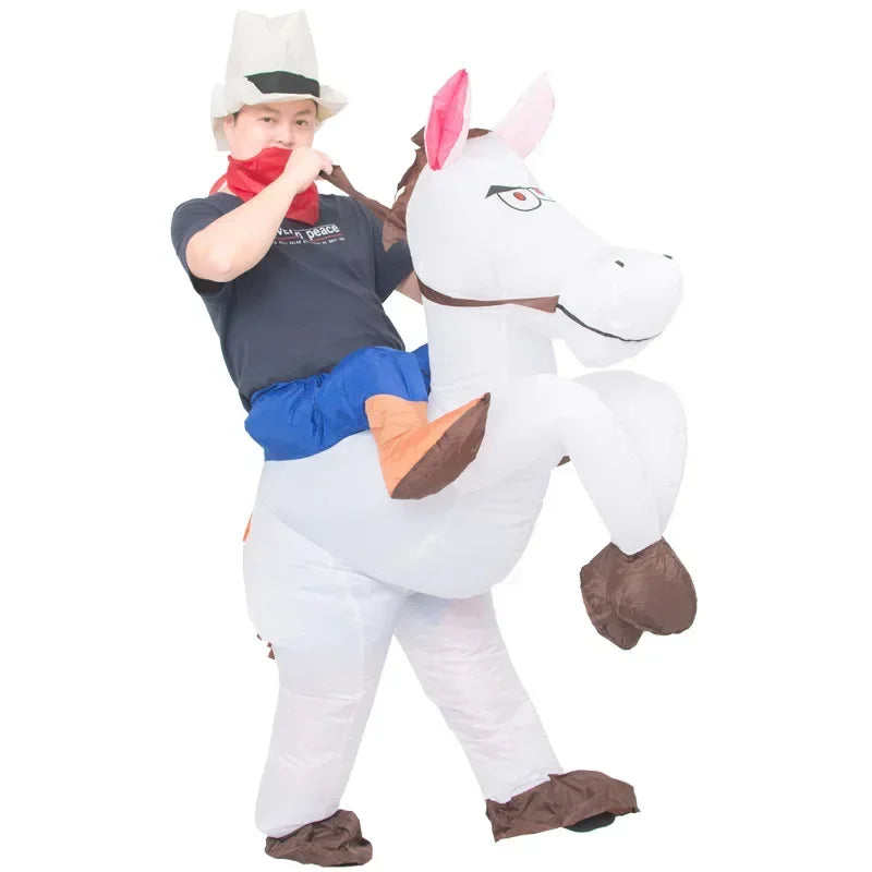 Cowboy Inflatable Horse Costume Kids