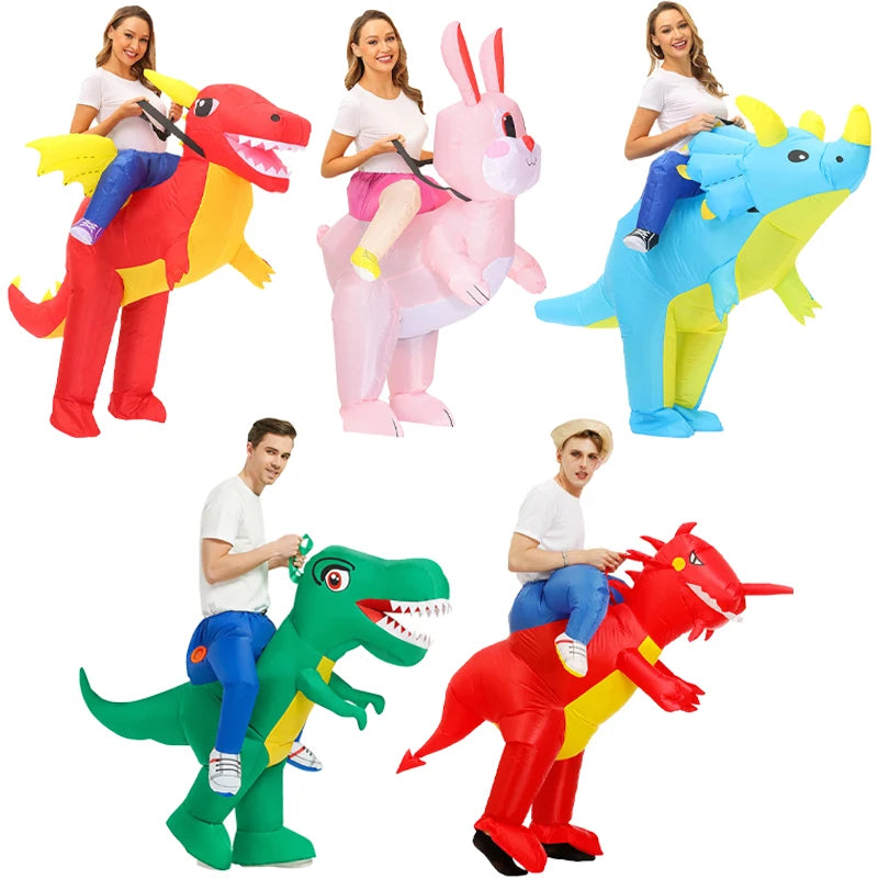 Inflatable Dinosaur Unicorn Bunny Costume Kids