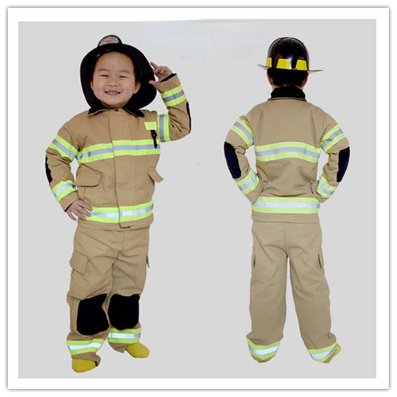 Fireman Firefighter Costume No Hat Kids