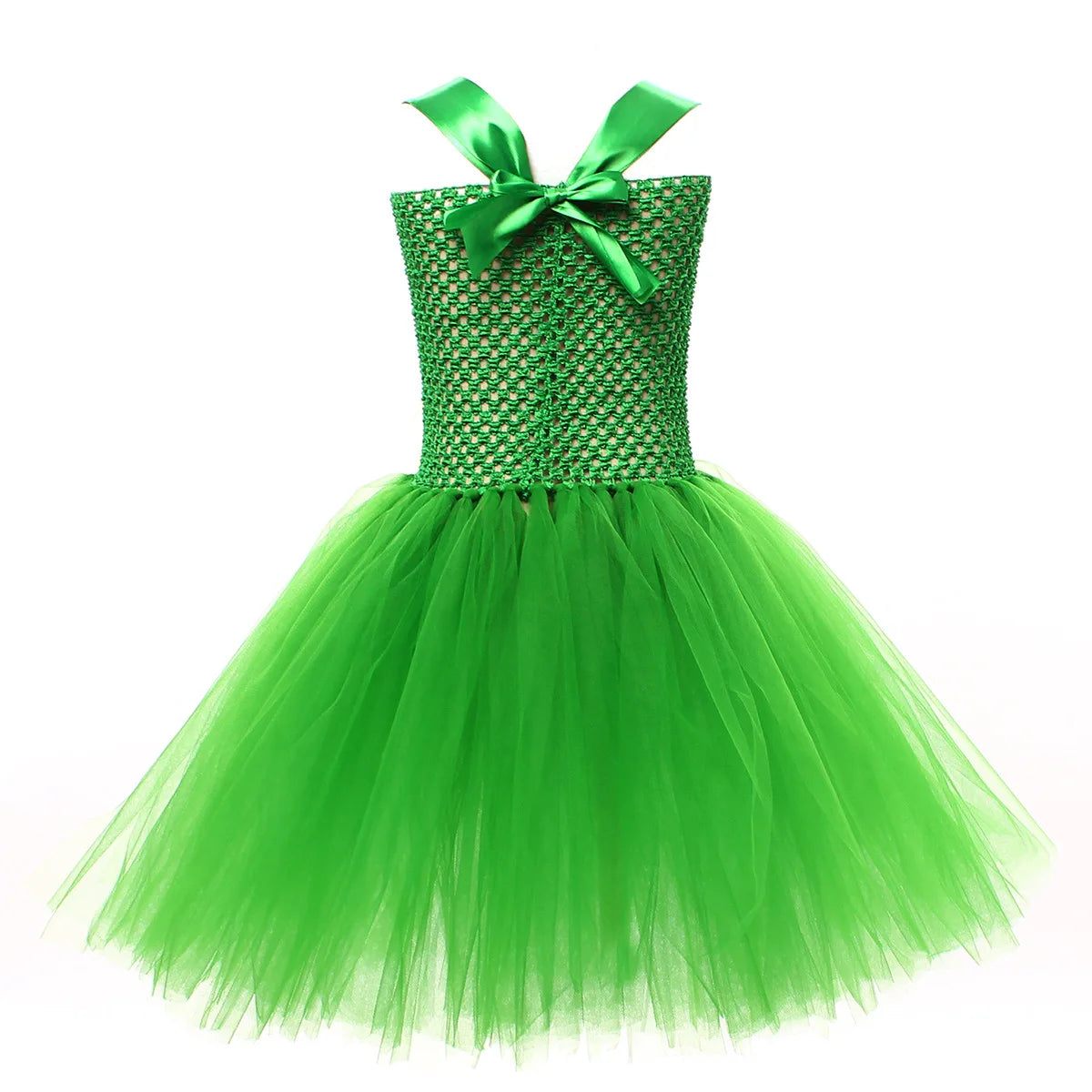 Green Furry Monster Grinch Costume Kids