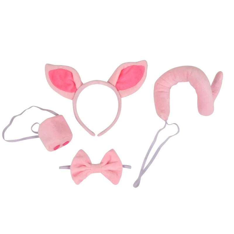 Piglet Tutu Costume Kids Bowtie