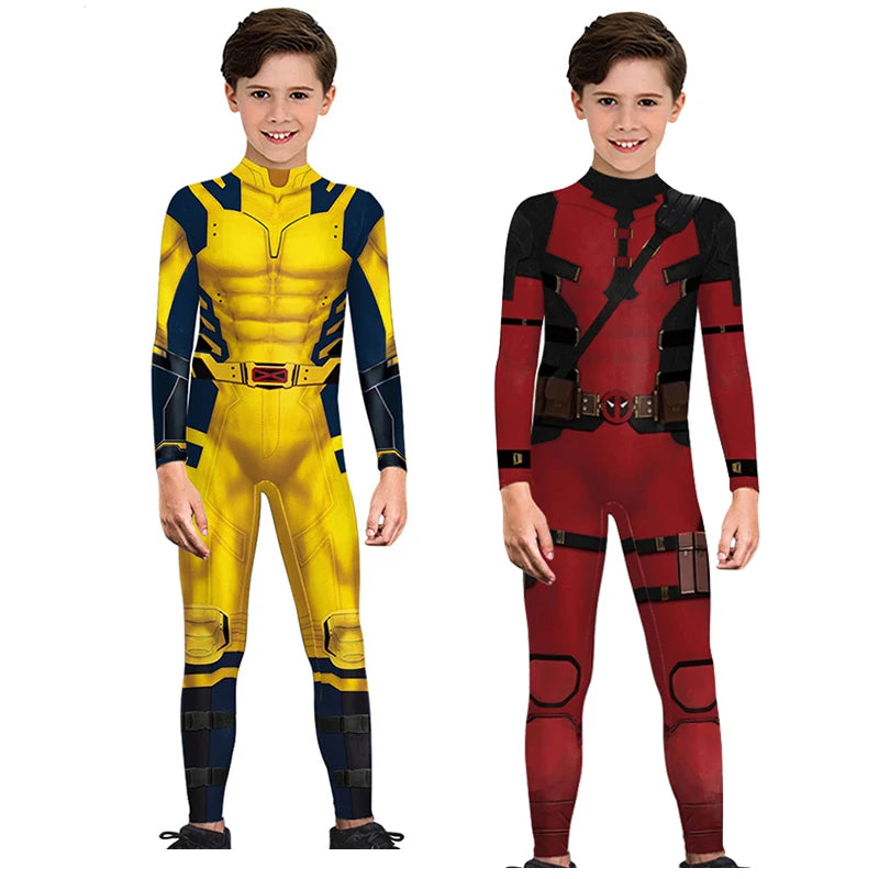 Deadpool Wolverine Costume Kids