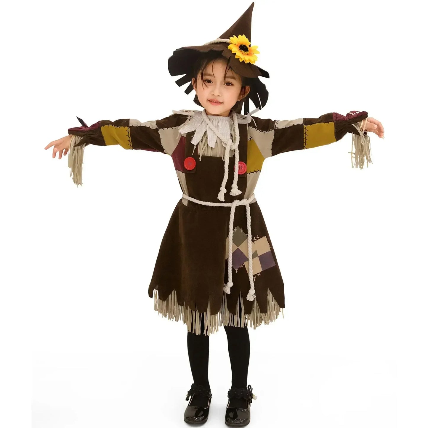 Wizard of Oz Scarecrow Dress Costume Kids