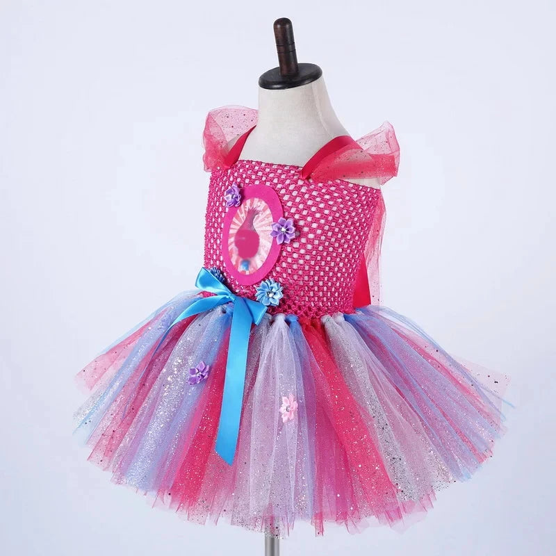 Trolls Tutu Kids Costume with Headband