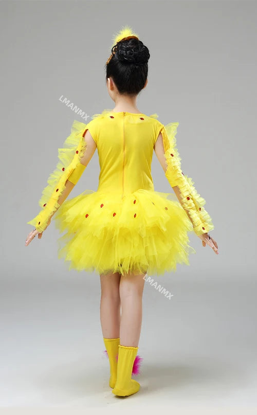 Duck Bird Chick Costumes Set Kids