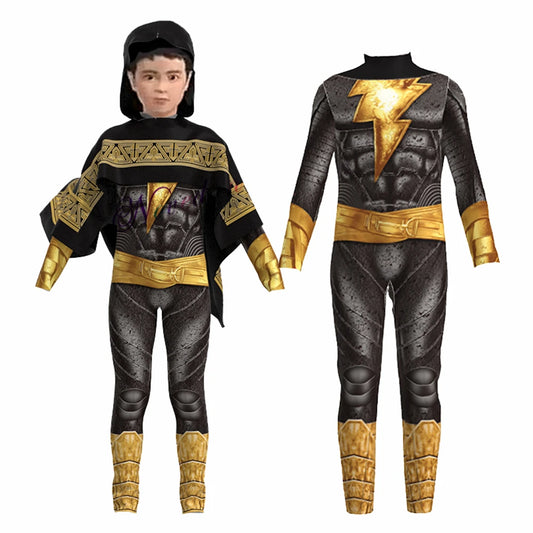 Black Adam Costume For Kids