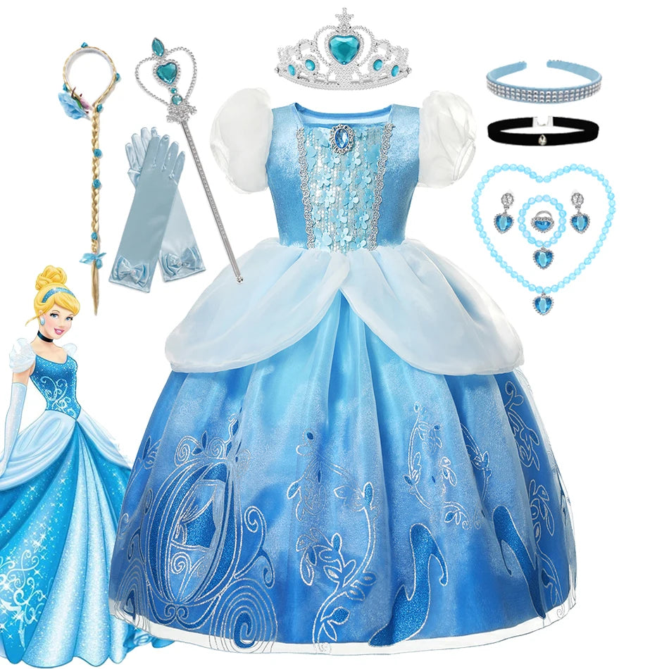 Cinderella Princess Costume Kids