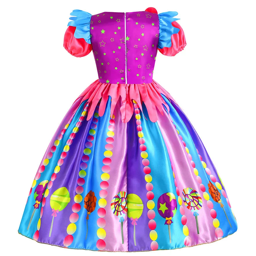 Princess Candy Dress CandyLand lollipop Costume Kids Tutu