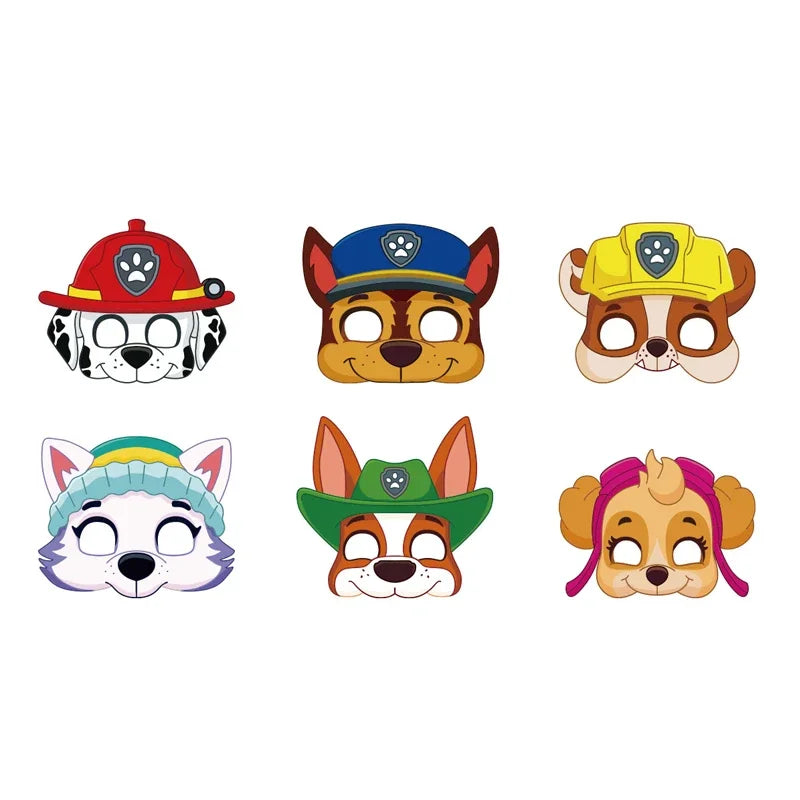 Paw Patrol Toys Cartoon Masks Kids 12 Pcs/set