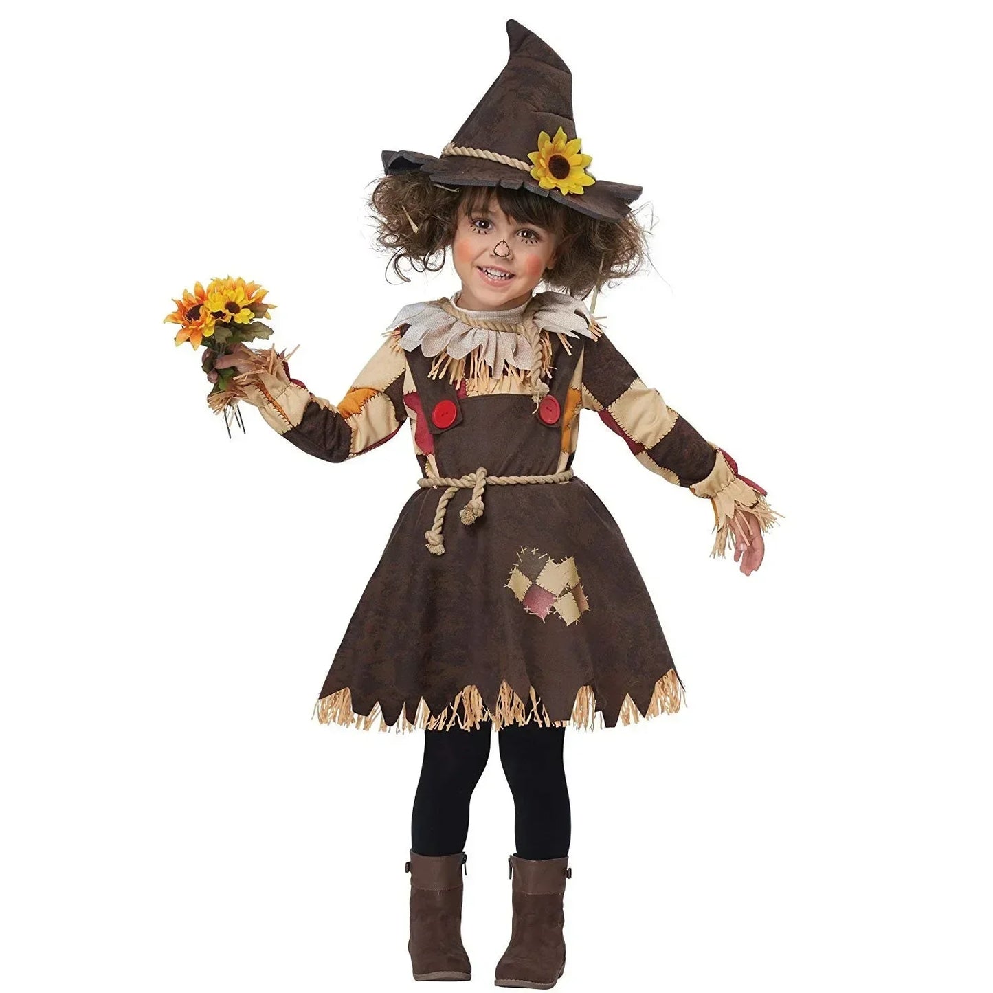 Wizard of Oz Scarecrow Dress Costume Kids