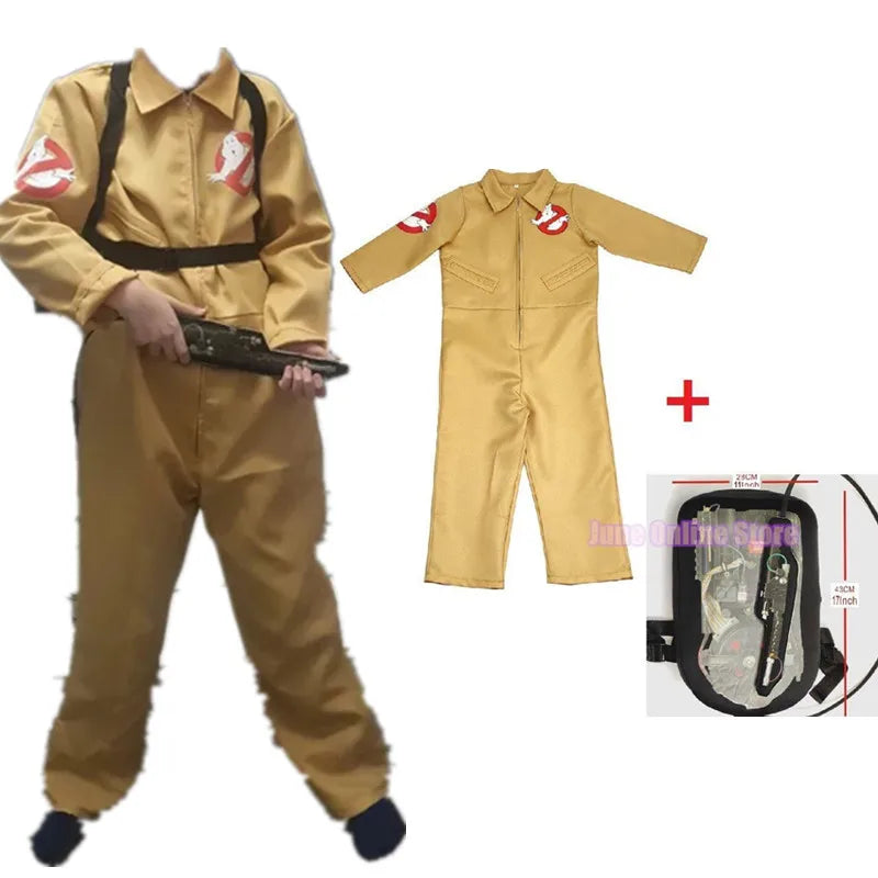 Ghostbusters Uniform Costume Kids