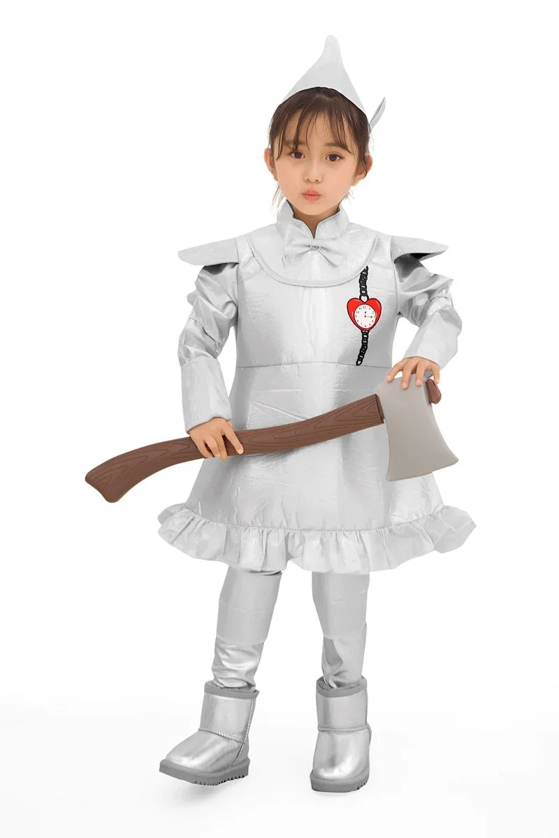 Wizard of Oz Tin Man Dress Costume Kids