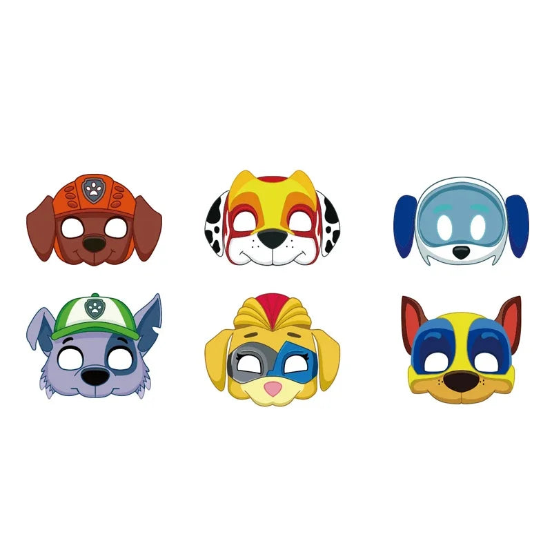 Paw Patrol Toys Cartoon Masks Kids 12 Pcs/set