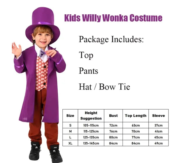 Chocolate Factory Willy Charlie l Costume