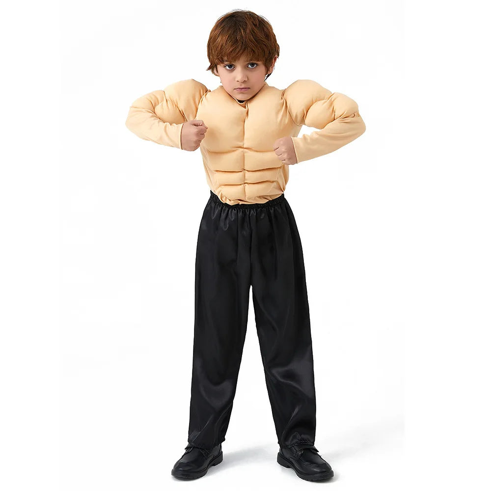 Superhero Muscle Costume Kid