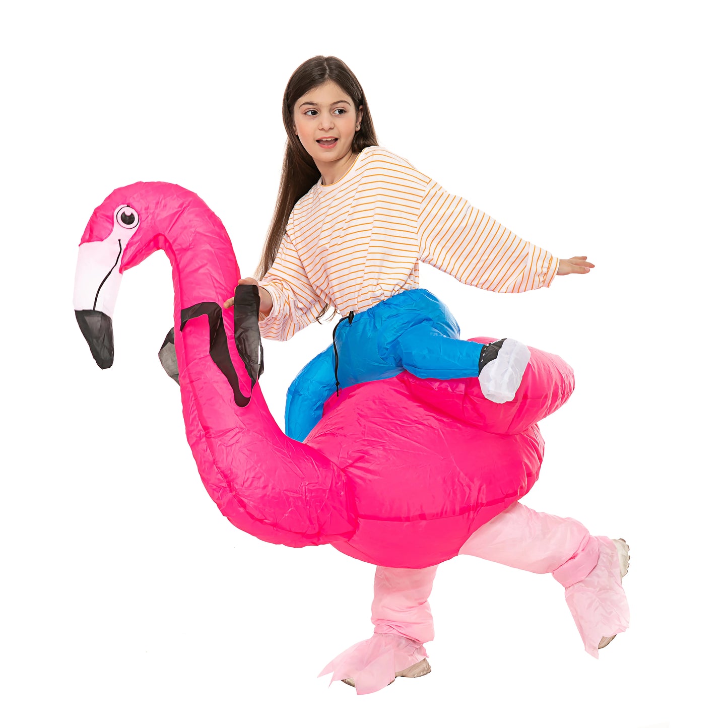 Inflatable  Dino Unicorn Flamingo Pig Alien Horse Costume Kids and Adults