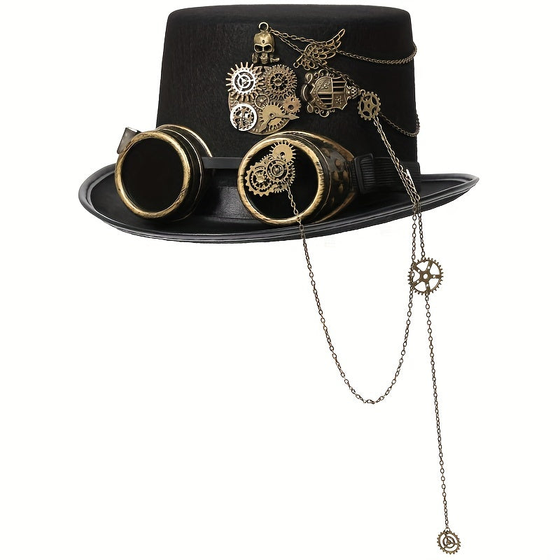 Steampunk Victorian Top Hat gothic