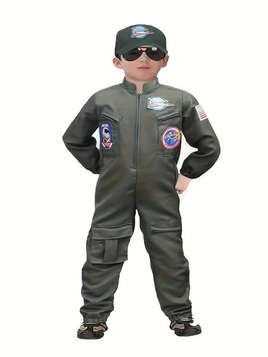 Astronaut Pilot Costume Kids