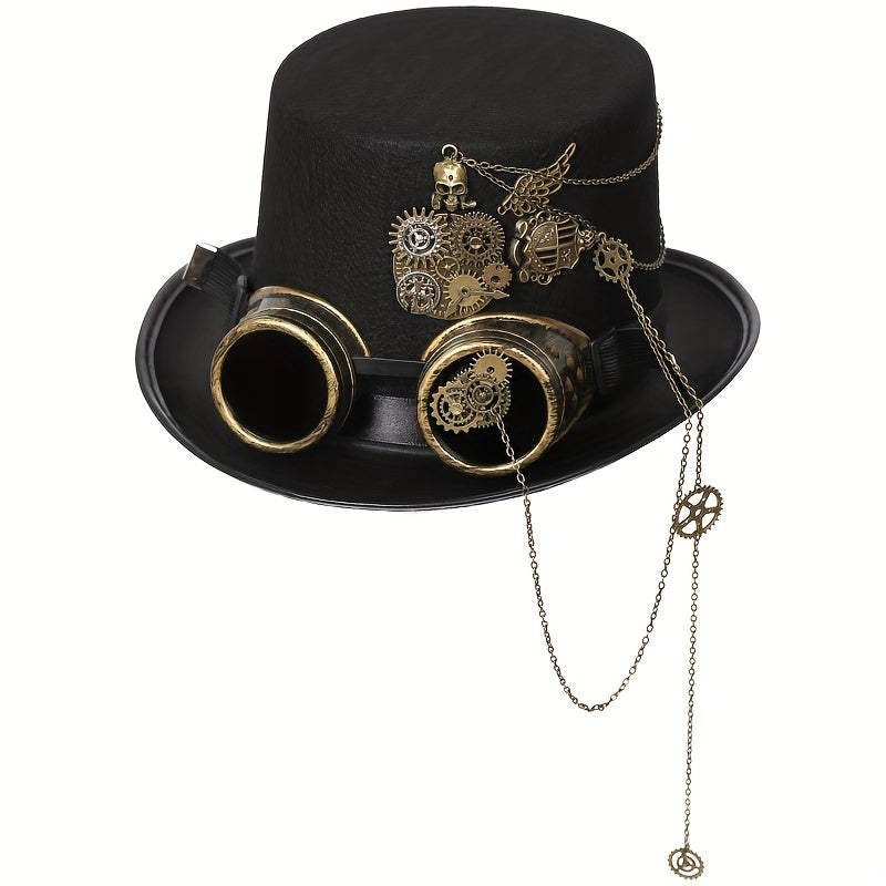 Steampunk Victorian Top Hat gothic