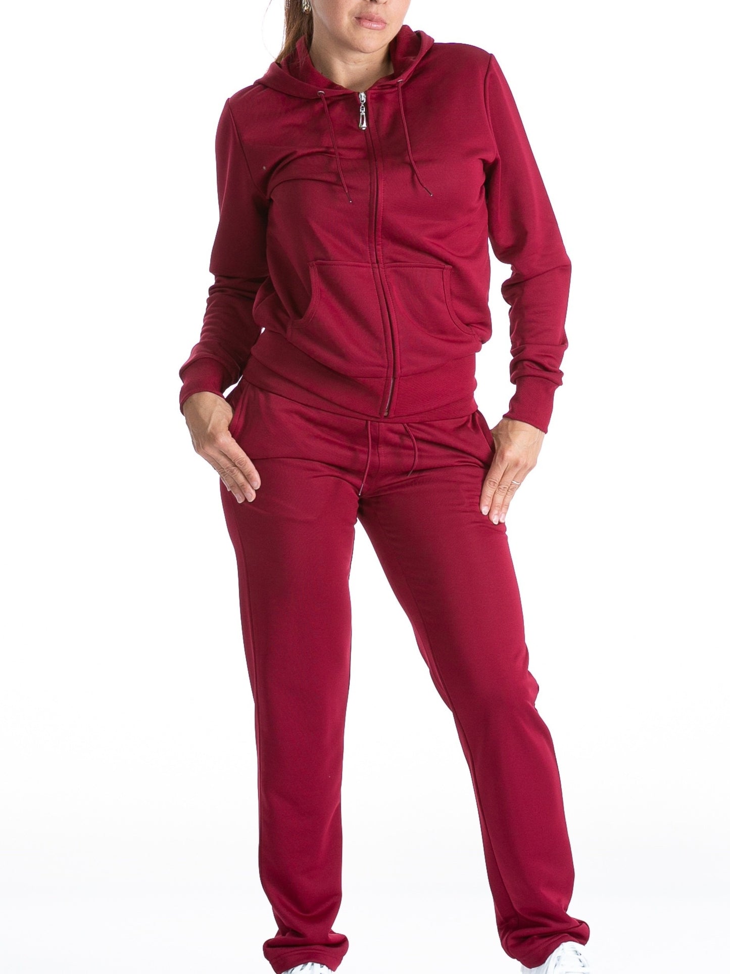 2-Piece Solid Color Lounge Set  Hoodie