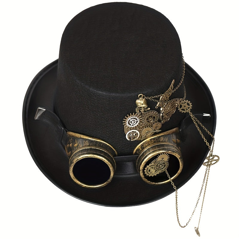 Steampunk Victorian Top Hat gothic