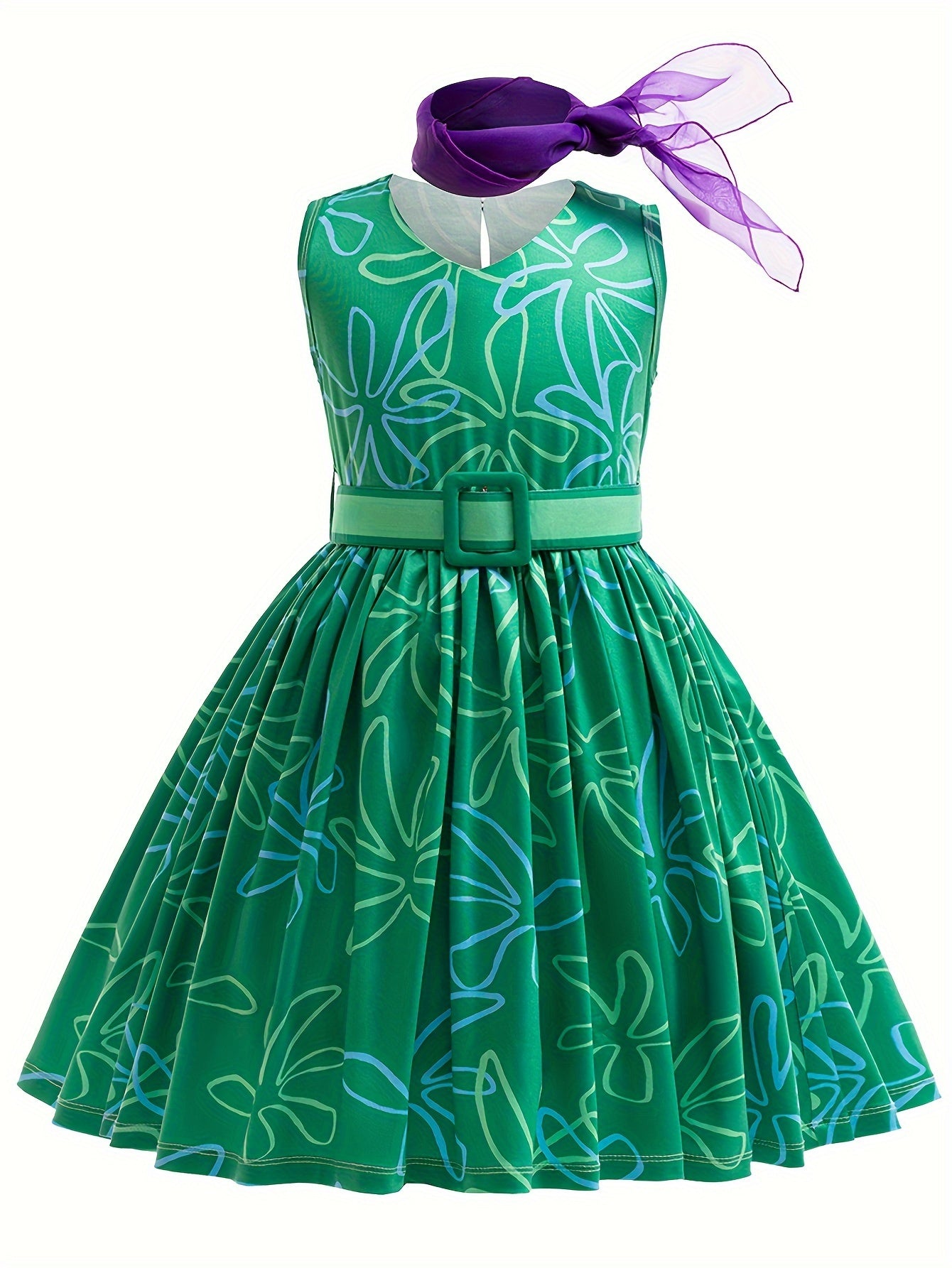 Inside Out Envy Costume Dress Kids