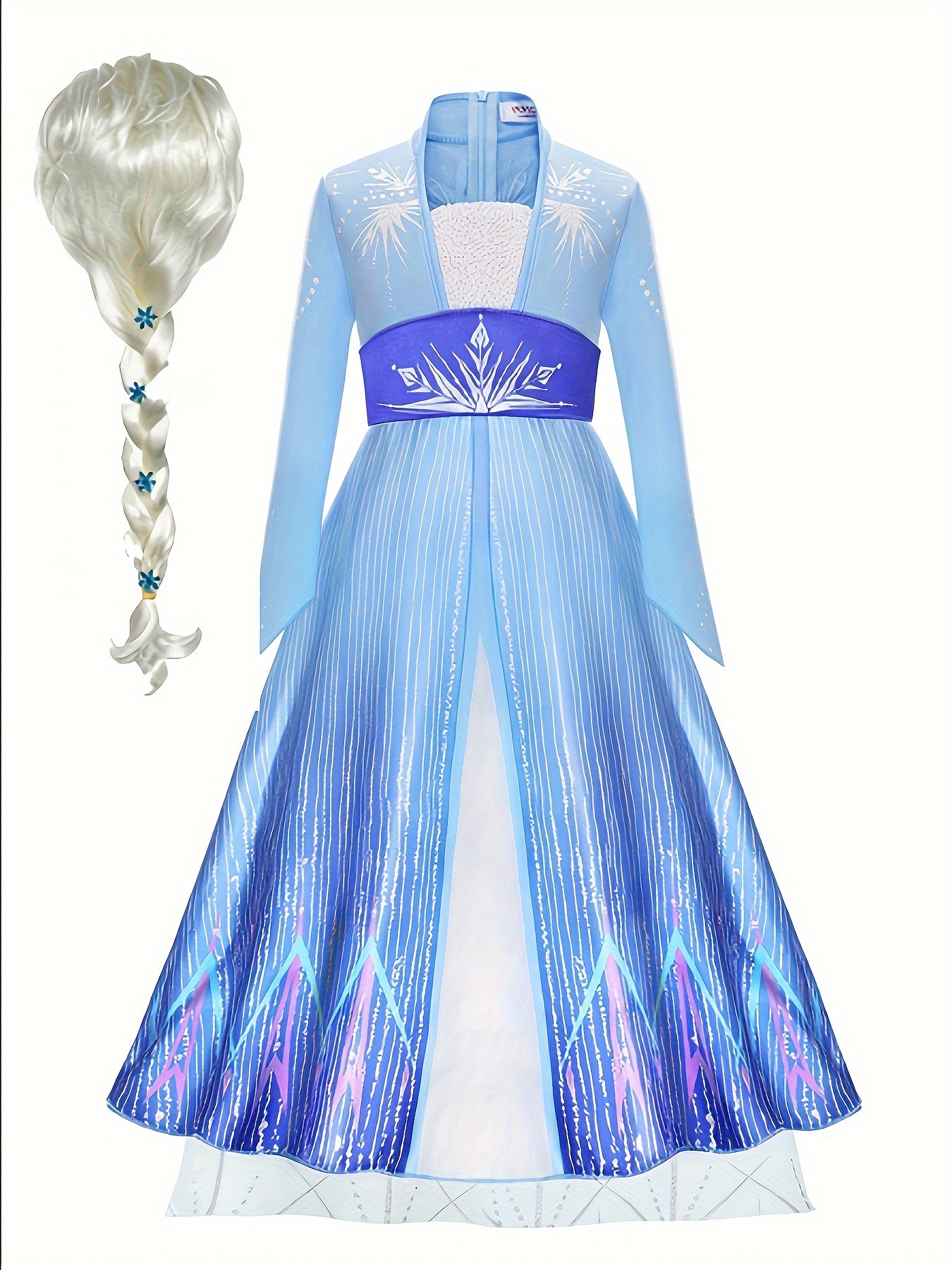 Princess Queen Elsa Dress Costume Kids