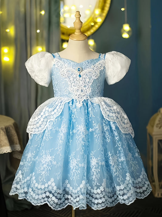 Princess Dress Kids Costume Elsa CInderella