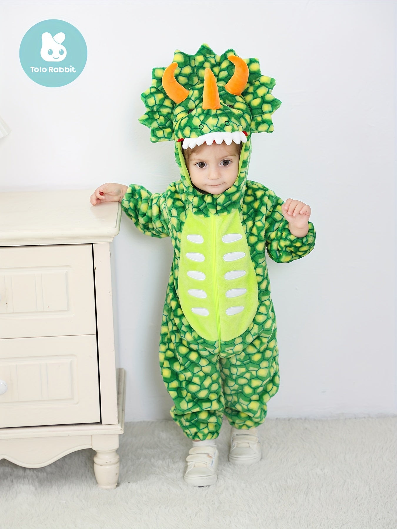 Dinosaur Triceratops Dino Costume Kids