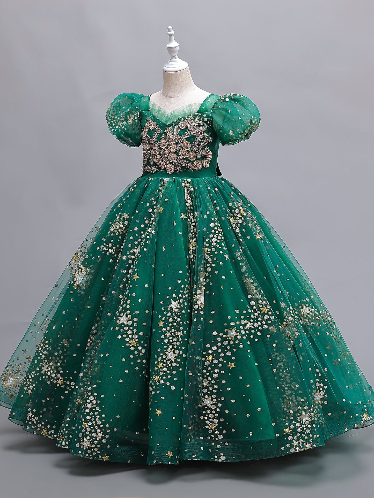 Princess Queen Beauty Pageant Couture Dress Kids