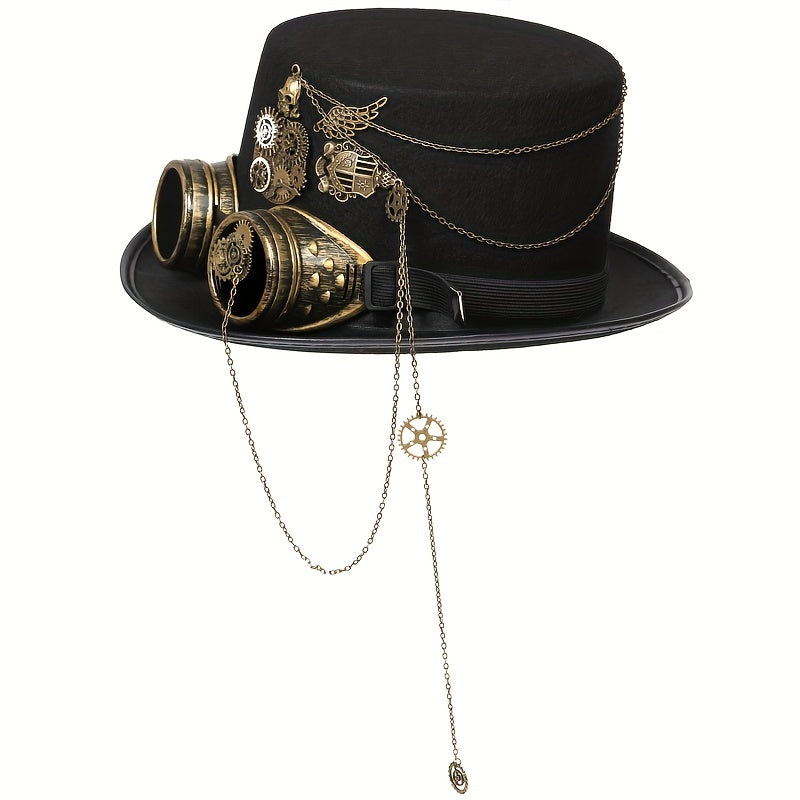 Steampunk Victorian Top Hat gothic