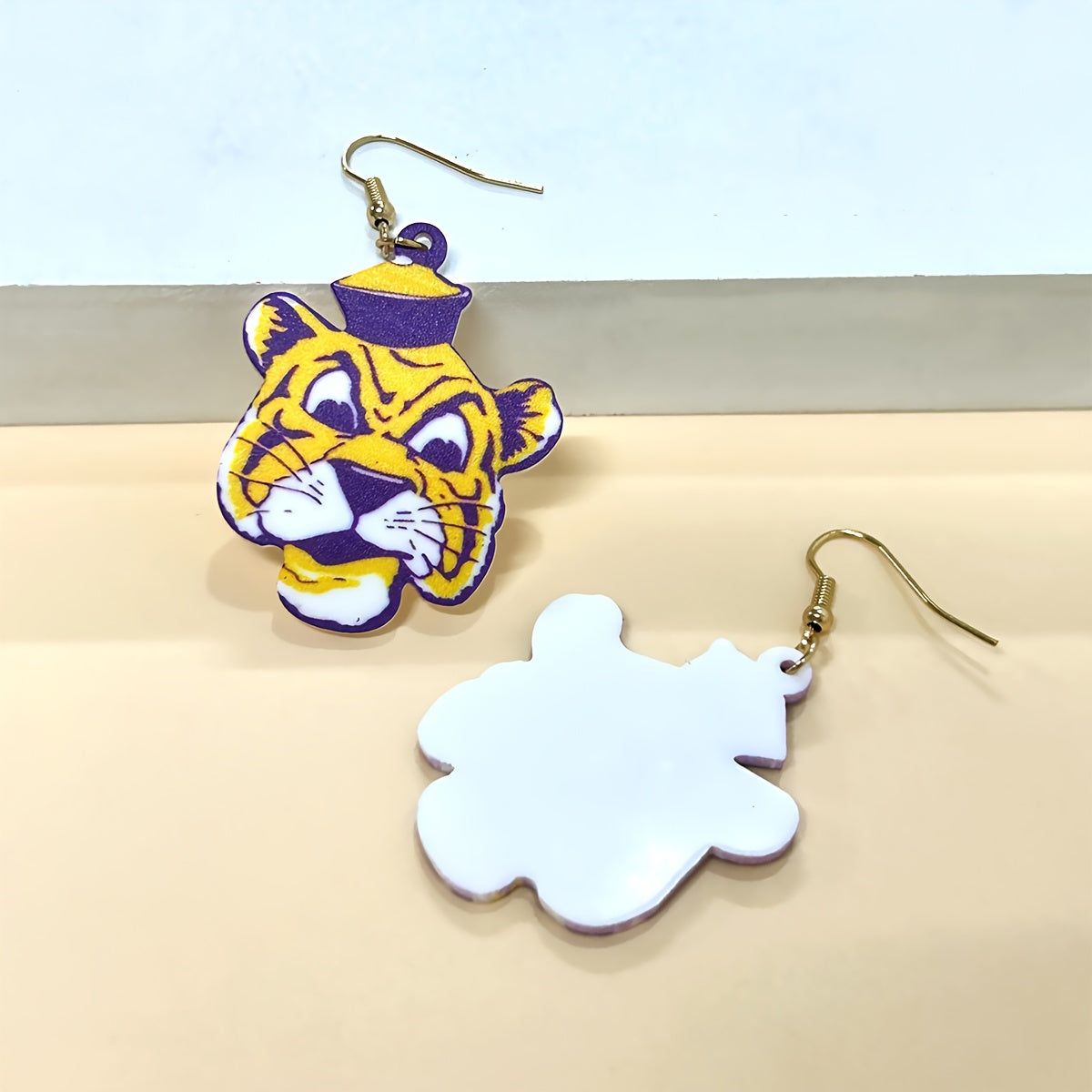 Vintage Tiger Earrings