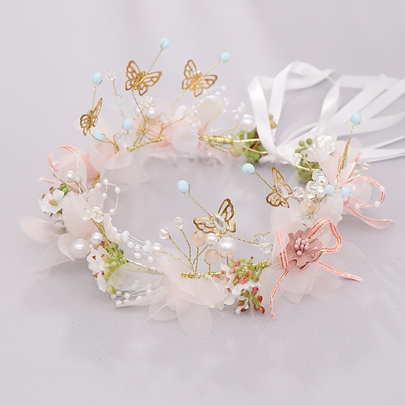 Fairy Headband Wristlet Wreath