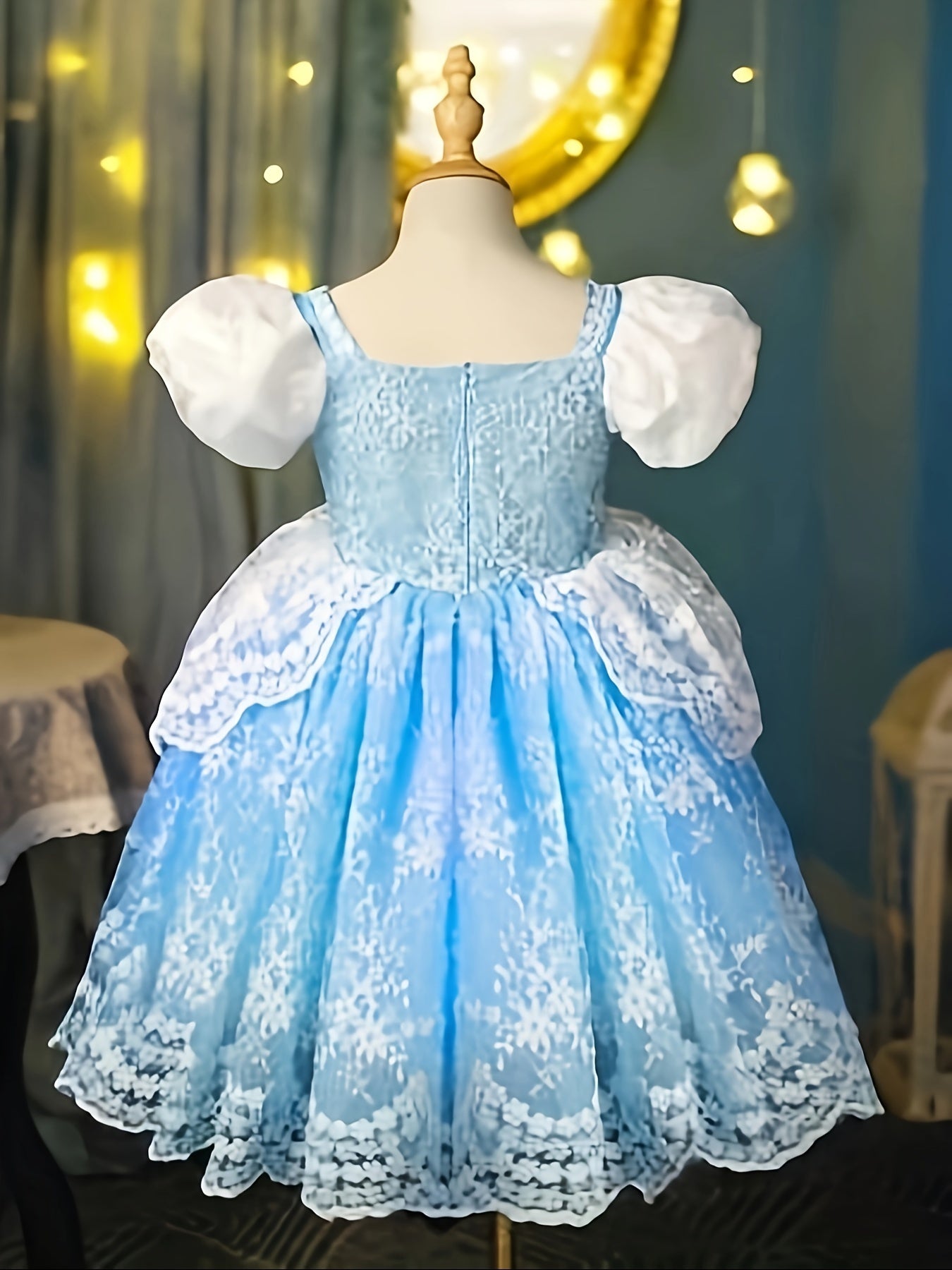 Princess Dress Kids Costume Elsa CInderella