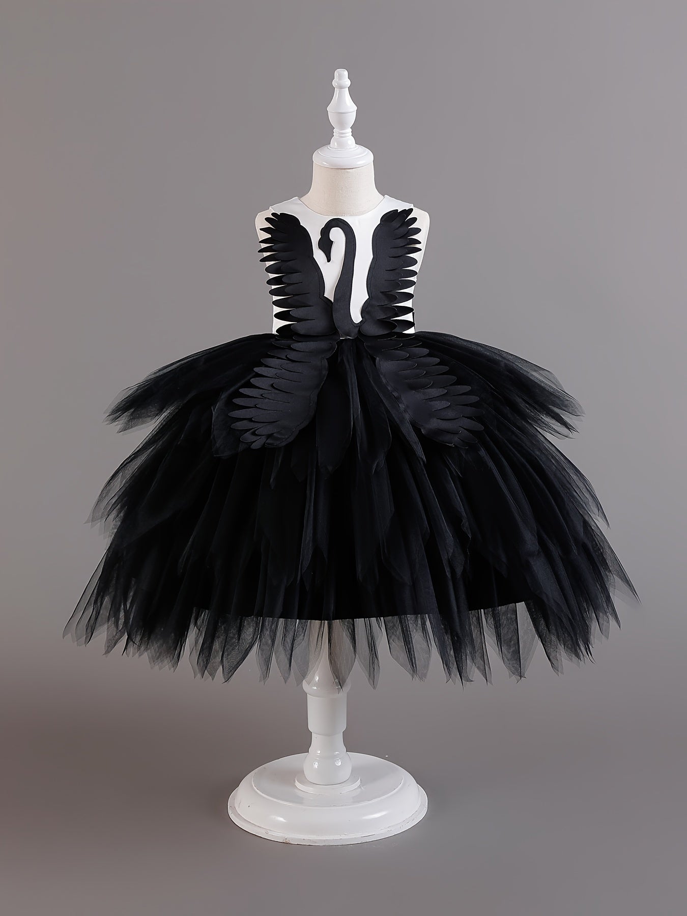 Exquisite Black Swan Tutu Dress Kids